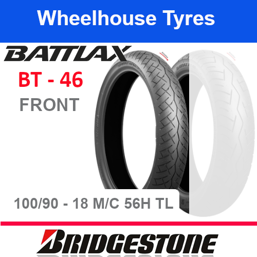 ブリジストンBattlax BT46 100/90-18チューブレス新品! ブリヂストン ブリジストンBattlax BT46 100/90-18チューブレス新品! ブリヂストン